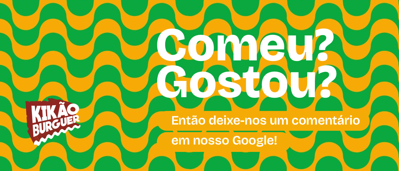 Comeu? Gostou? Então deixe-nos um comentário em nosso Google!